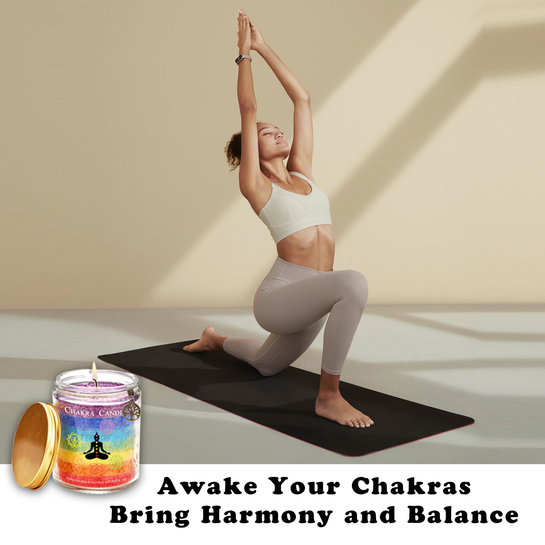 Amazon.com: Ohmique Chakra Candles - 7 Chakra Meditation Colorful